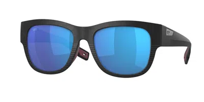 Costa Del Mar 6s9084 Caleta Polarized 908402 Occhiali Da Sole Neri Per Donna In Blue