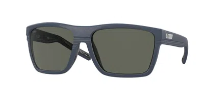 Costa Del Mar 6s9086 Pargo Polarized 908605 Occhiali Da Sole Blu Per Uomo In Gray