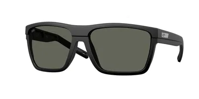 Costa Del Mar 6s9086 Pargo Polarized 908606 Men's Sunglasses Black Size 61