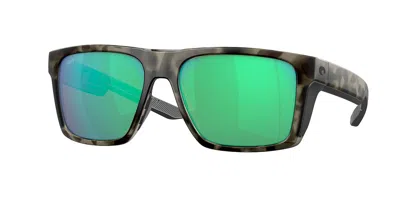Costa Del Mar 6s9104 Lido Polarized 910406 Occhiali Da Sole Tartarugatishell Per Uomo In Green