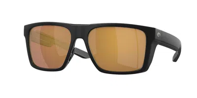 Costa Del Mar 6s9104 Lido Polarized 910414 Men's Sunglasses Black Size 57
