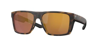 Costa Del Mar 6s9104 Lido Polarized 910416 Occhiali Da Sole Tartarugatishell Per Uomo In Brown