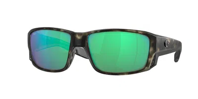 Costa Del Mar 6s9105 Tuna Alley Pro Polarized 910511 Occhiali Da Sole Tartarugatishell Per Uomo In Blue