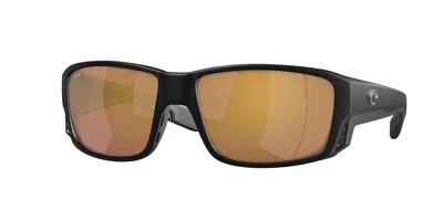 Costa Del Mar 6s9105 Tuna Alley Pro Polarized 910514 Occhiali Da Sole Neri Per Uomo In Black
