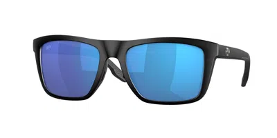 Costa Del Mar 6s9107 Mainsail Polarized 910701 Occhiali Da Sole Neri Per Uomo In Black