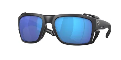 Costa Del Mar 6s9111 King Tide 8 Polarized 911101 Men's Sunglasses Black Size 55 In Blue