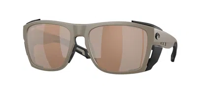 Costa Del Mar 6s9112 King Tide 6 Polarized 911209 Men's Sunglasses Brown Size 58
