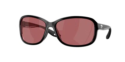 Costa Del Mar 6s9114 Seadrift Polarized 911408 Occhiali Da Sole Neri Per Uomo In Black