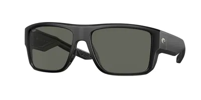 Costa Del Mar 6s9116 Taxman Polarized 911605 Occhiali Da Sole Neri Per Uomo In Black