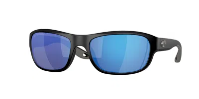 Costa Del Mar 6s9119 Clipperton Polarized 911901 Occhiali Da Sole Neri Per Uomo In Black