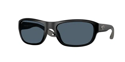 Costa Del Mar 6s9119 Clipperton Polarized 911906 Occhiali Da Sole Neri Per Uomo In Black