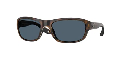 Costa Del Mar 6s9119 Clipperton Polarized 911910 Occhiali Da Sole Tartarugatishell Per Uomo In Brown