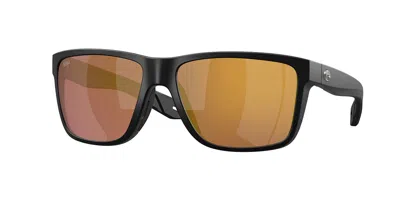 Costa Del Mar 6s9120 Broadbill Ii Polarized 912003 Occhiali Da Sole Neri Per Uomo In Black