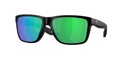 Costa Del Mar 6s9120 Broadbill Ii Polarized 912007 Occhiali Da Sole Neri Per Uomo In Black