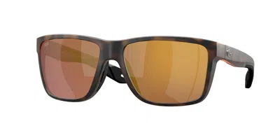 Costa Del Mar 6s9120 Broadbill Ii Polarized 912010 Occhiali Da Sole Tartarugatishell Per Uomo In Brown