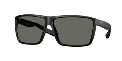 Costa Del Mar 6s9121 Rincon Ii Polarized 912101 Occhiali Da Sole Neri Per Uomo In Black