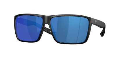 Costa Del Mar 6s9121 Rincon Ii Polarized 912103 Occhiali Da Sole Neri Per Uomo In Black