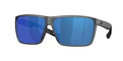 Costa Del Mar 6s9121 Rincon Ii Polarized 912109 Occhiali Da Sole Grigi Per Uomo In Blue