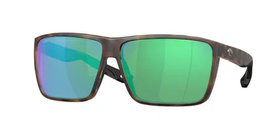 Costa Del Mar 6s9121 Rincon Ii Polarized 912110 Occhiali Da Sole Tartarugatishell Per Uomo In Brown