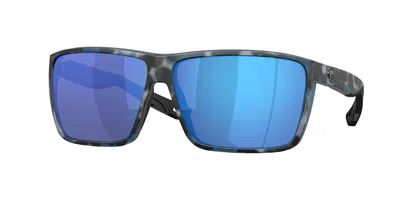 Costa Del Mar 6s9121 Rincon Ii Polarized 912113 Occhiali Da Sole Tartarugatishell Per Uomo In Multi
