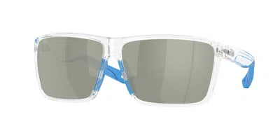 Costa Del Mar 6s9121 Rincon Ii Polarized 912117 Men's Sunglasses Clear Size 64 In White