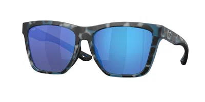 Costa Del Mar 6s9122 Panga Ii Polarized 912211 Occhiali Da Sole Neri Per Donna In Blue