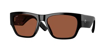 Costa Del Mar 6s9123 Sueños Polarized 912302 Occhiali Da Sole Neri Per Uomo In Black