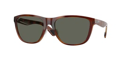 Costa Del Mar 6s9124 Corrientes Polarized 912406 Occhiali Da Sole Tartarugatishell Per Uomo In Brown