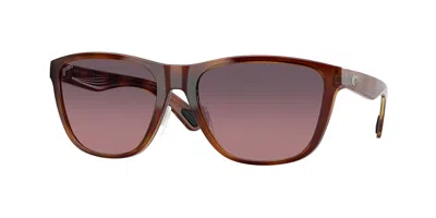 Costa Del Mar 6s9124 Corrientes Polarized 912408 Occhiali Da Sole Tartarugatishell Per Uomo In Brown