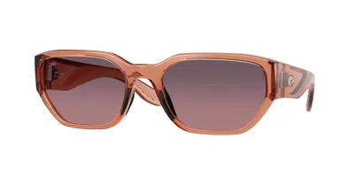Costa Del Mar 6s9125 Clemente Polarized 912505 Occhiali Da Sole Rosa Per Donna In Orange