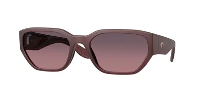 Costa Del Mar 6s9125 Clemente Polarized 912507 Women's Sunglasses Purple Size 58 In Brown