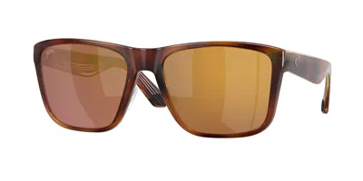 Costa Del Mar 6s9126 Los Alijos Polarized 912606 Occhiali Da Sole Tartarugatishell Per Uomo In Brown