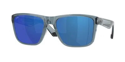 Costa Del Mar 6s9126 Los Alijos Polarized 912608 Occhiali Da Sole Blu Per Uomo In Gray