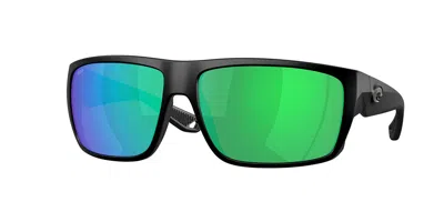 Costa Del Mar 6s9129 Fly Line Polarized 912910 Occhiali Da Sole Neri Per Uomo In Green
