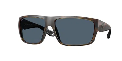 Costa Del Mar 6s9129 Fly Line Polarized 912911 Occhiali Da Sole Tartarugatishell Per Uomo In Gray