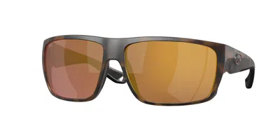 Costa Del Mar 6s9129 Fly Line Polarized 912912 Occhiali Da Sole Tartarugatishell Per Uomo In Black