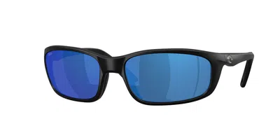 Costa Del Mar 6s9134 Brine Ii Polarized 913402 Men's Sunglasses Black Size 59 In Blue