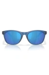 Costa Del Mar Aleta 54mm Polarized Mirrored Round Sunglasses In Blue