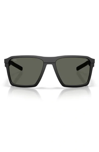 Costa Del Mar Antille 58mm Sunglasses In Black