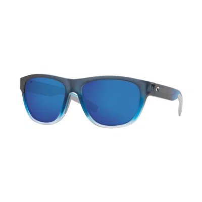 Costa Del Mar Bayside Blue Mirror Polarized Glass Oval Ladies Sunglasses 6s9015 901507 56