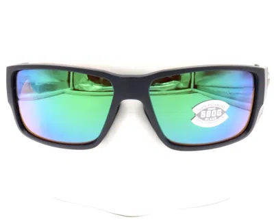 Pre-owned Costa Del Mar Blackfin Pro 11 Matte Black Green 580g Sunglasses 06s9078 90780260