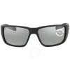 COSTA DEL MAR COSTA DEL MAR BLACKFIN PRO GREY SILVER MIRROR POLARIZED GLASS MEN'S SUNGLASSES 6S9078 907804 60