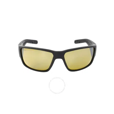 Costa Del Mar Blackfin Pro Sunrise Silver Mirror Polarized Glass Men's Sunglasses 6s9078 907805 60 In Black / Silver