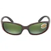 Costa Del Mar Brine Green Mirror Polarized Polycarbonate Men's Sunglasses Br 10 Ogmp 59 In Green