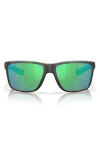 Costa Del Mar Broadbill Ii 58mm Polarized Rectangular Sunglasses