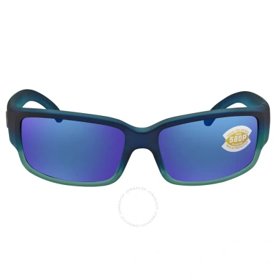Costa Del Mar Caballito Blue Mirror Polarized Polycarbonate Unisex Sunglasses Cl 73 Obmp 59
