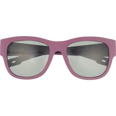 Costa Del Mar Caleta 55mm Polarized Square Sunglasses In Purple