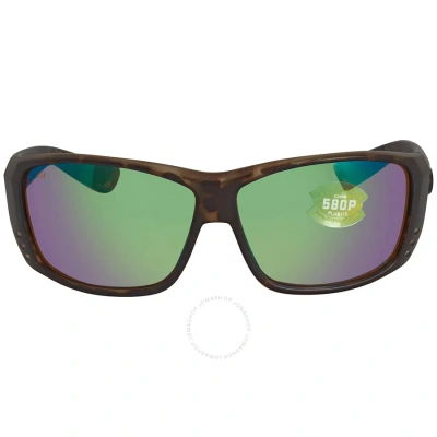 Costa Del Mar Cat Cay Green Mirror Rectangular Men's Sunglasses 06s9024 902435 61
