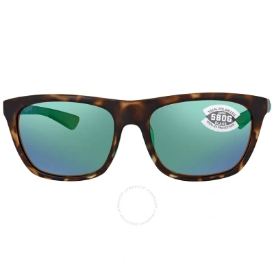 Costa Del Mar Cheeca Green Mirror Polarized Glass Ladies Sunglasses Cha 249 Ogmglp 57 In Green / Tortoise