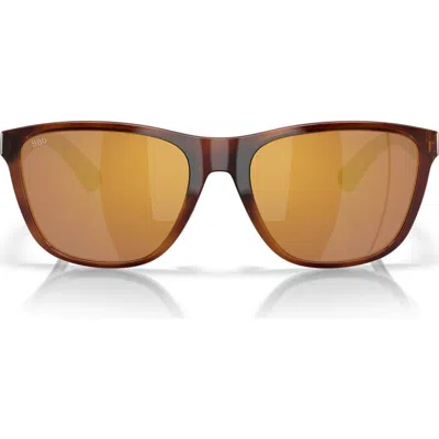 Costa Del Mar Corrientes 57mm Sunglasses In Transparent